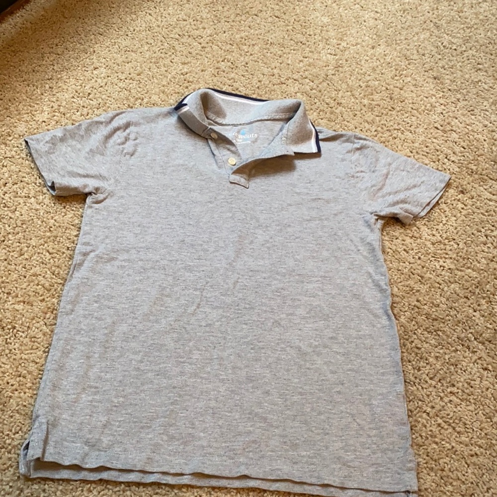 J Crew grey polo size 14